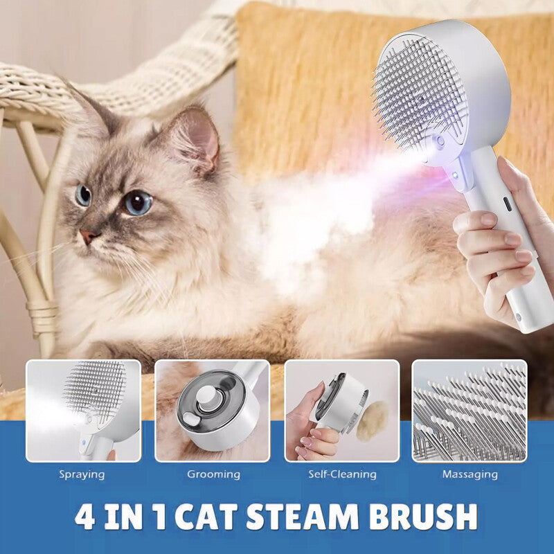 4 In 1 Pet Electric Spray Massage Comb