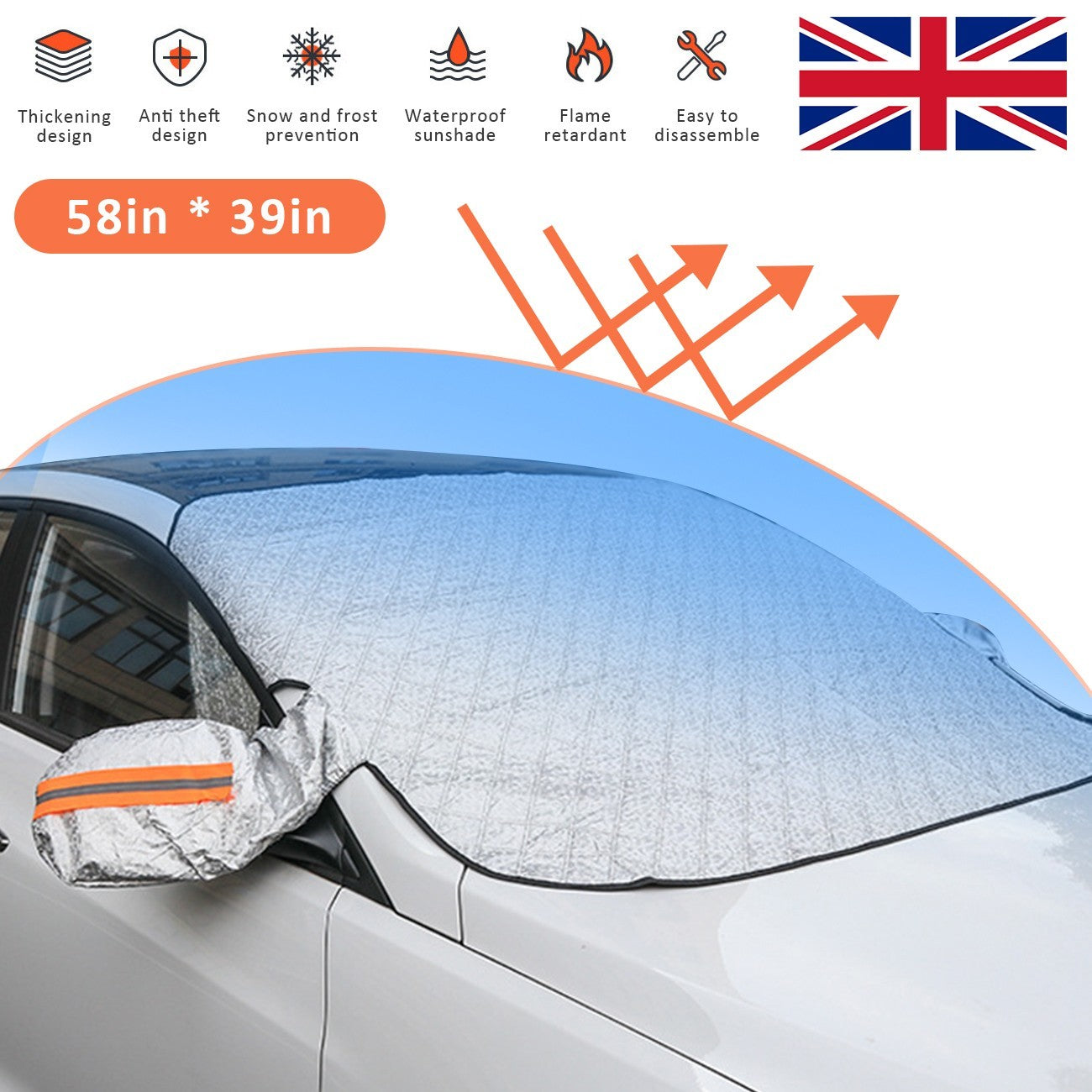 Magnetic Car Windshield Snow Cover