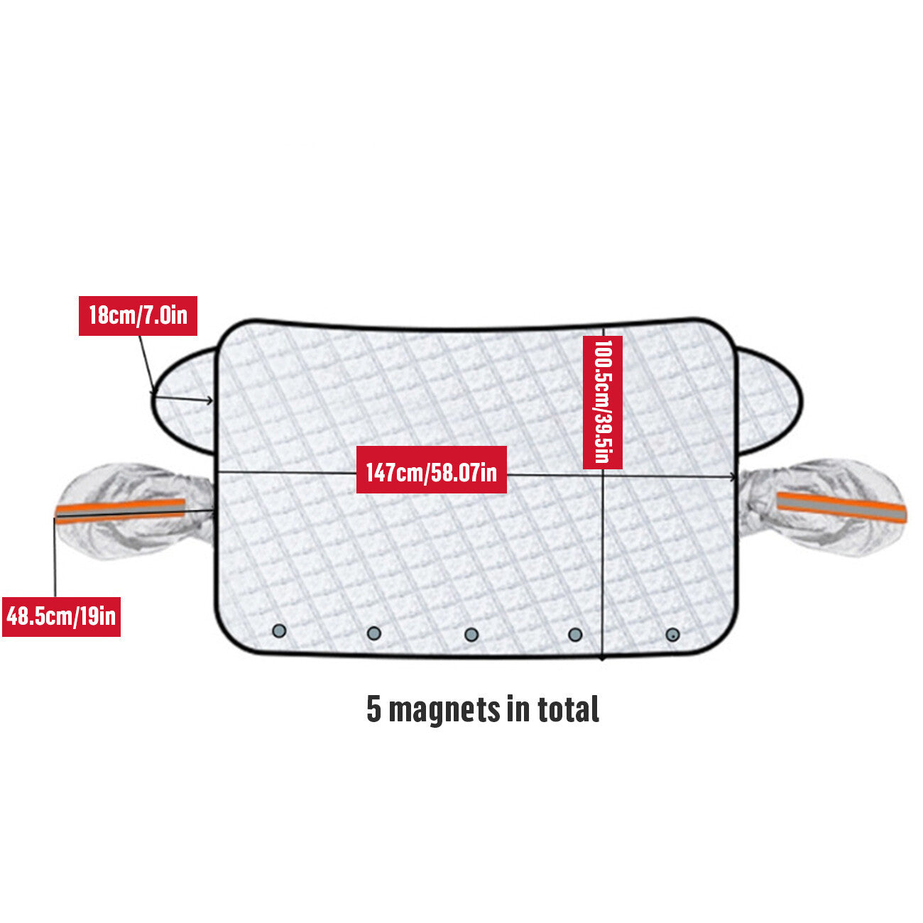 Magnetic Car Windshield Snow Cover